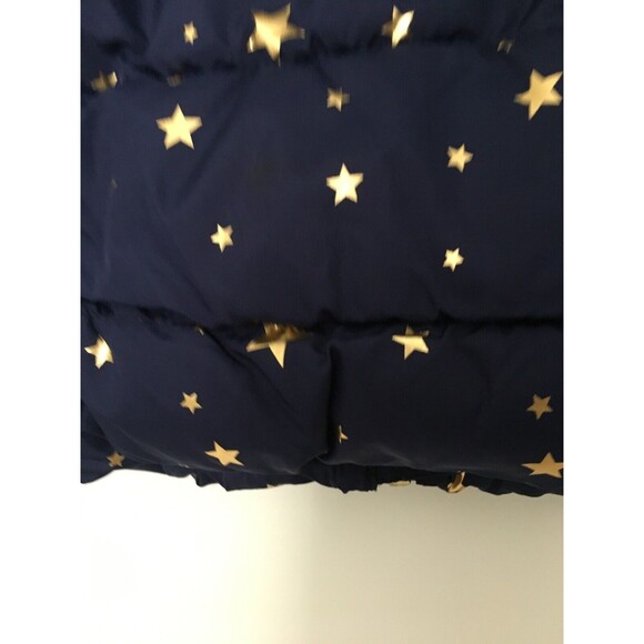 Old Navy Frost Free Girls Star Pattern Full Zip Puffer Coat Jacket Size XS - Picture 10 of 10